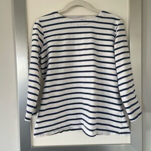 Vermont Country Store striped boatneck tee